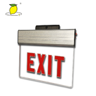 Rechargeable Exit Sign Light Fixture , Thermoplastic LED Emergency Exit Lamp